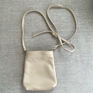 Quince Italian Leather Pebbled Phone Crossbody
